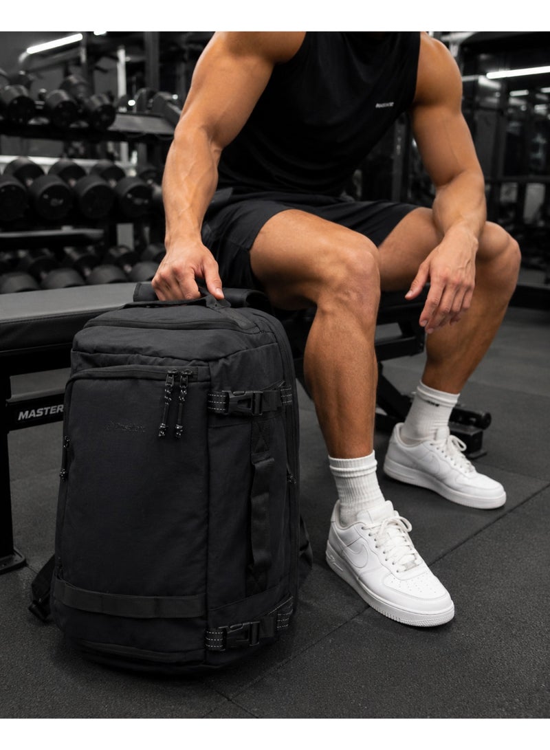 PRESIDENT Premium Gym Bag Waterproof, Fits 17” Inch & Durable Gym Bag for Work,Daily Use (Black) MODEL-BPP9020 - Image 3