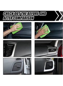 RAYHONG Car Plastic Parts Refurbish Agent, Quick Car Plastic Restorer Cream, Plastic Revitalizing Coating Agent,  Automotive Plastic Retreading Agent For Car Interior Cleaning, (RAYHONG Set B 30ml)  - Image 5