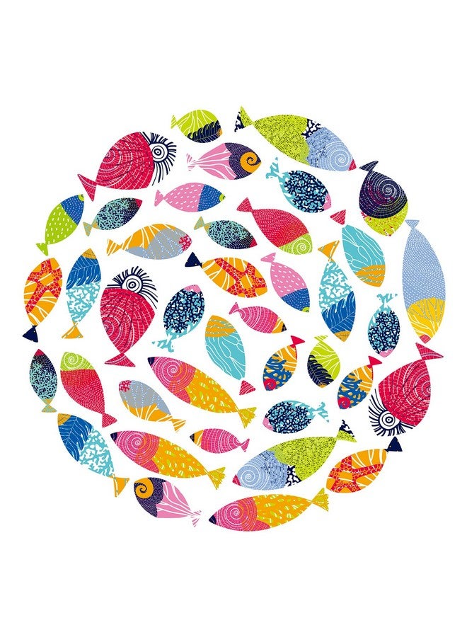 MEFOSS Under The Sea Wall Decals Peel and Stick Vinyl Ocean Fish Wall Stickers for Kids Bedroom Playroom Decals Wall Art Sticker Decor for Nursery Classroom Bathroom Colorful Fish - Image 2