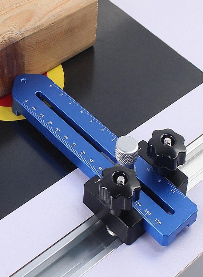 KETIPED Thin Rip Jig Table Saw Jig Guide for Quick Making Isometric Strip Cutting Woodworking Tools, Fast Adjustable Thin Rip Guide for Table Saw Band Saw Router Table with 3/8" and 3/4" T-Slot,MG-48 - Image 1