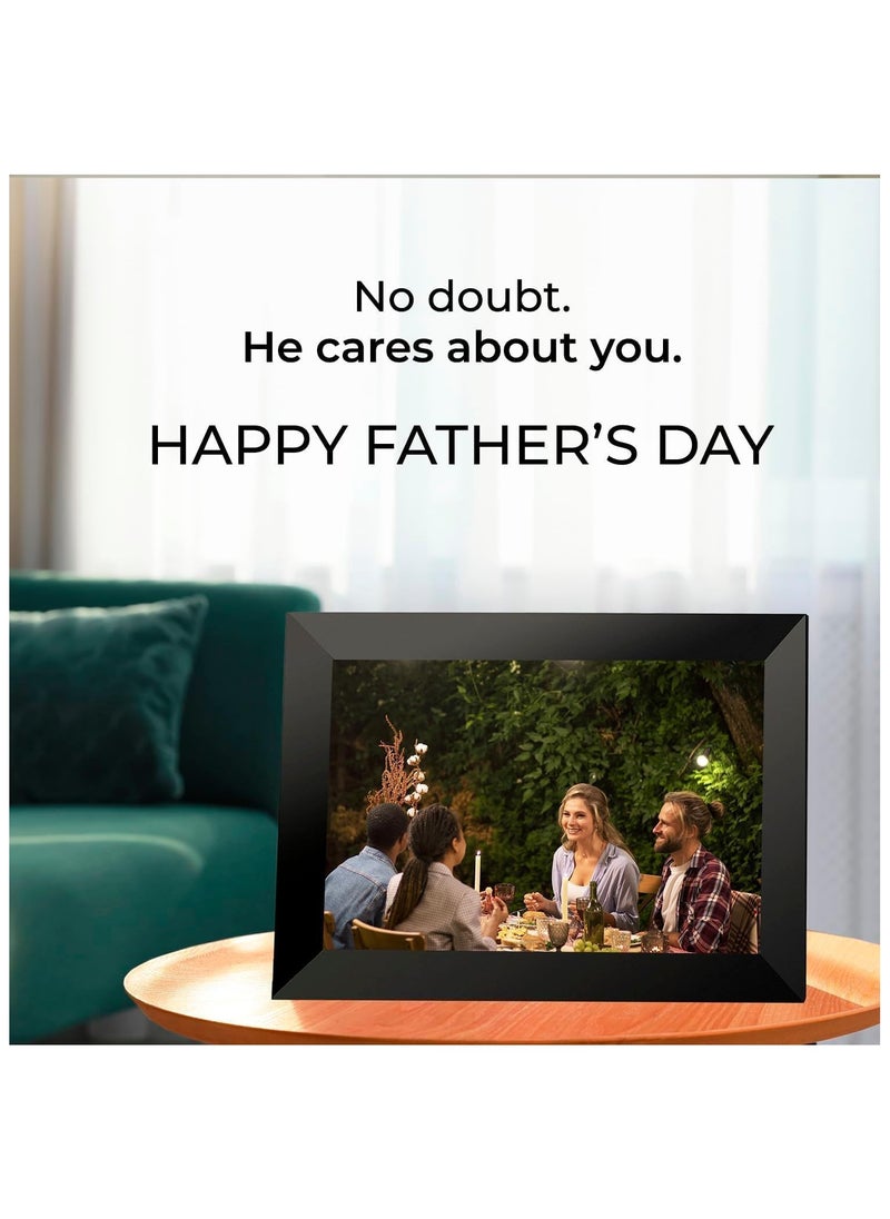 Piccasio - 32GB Smart wifi Digital Photo Frame with 10.1 inch ips Touch Screen and 32GB Storage, Perfect for Displaying Your Favorite Photos and Videos - Image 1