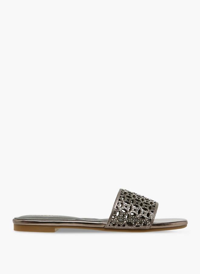 Celeste Women Embellished Slip-On Sandals - Image 3