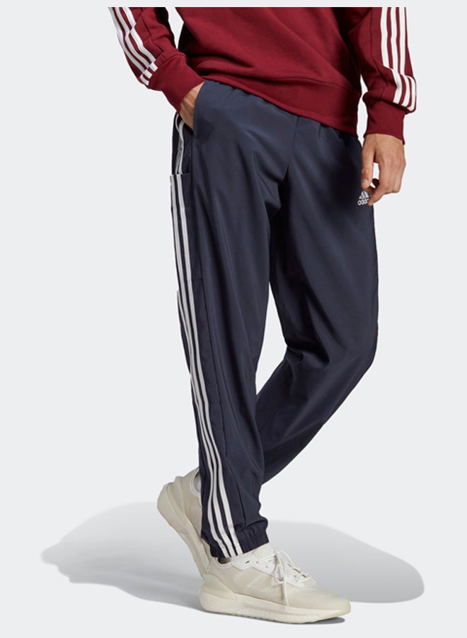 Adidas Aeroready Essentials Elastic Cuff Woven 3-Stripes Tracksuit Bottoms - Image 3