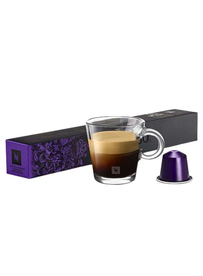 نسبرسو نسبريسو إسبيرازيونه فلورنسا أربيجيو، خط أوريجينال، تحميص متوسط، 10 كبسولات في عبوة واحدة - شدة 9 - Image 1