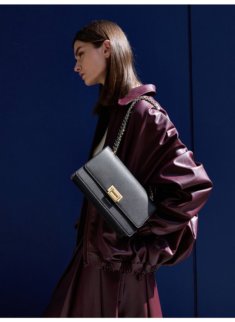 Charles & Keith Charles & Keith Everline Braided-Strap Shoulder Bag & Crossbody Bag for Women - Black  - Image 2