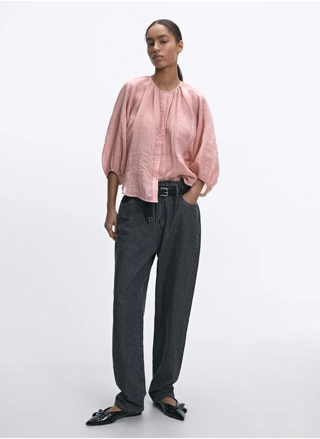 PARFOIS Puff Sleeve Shirt