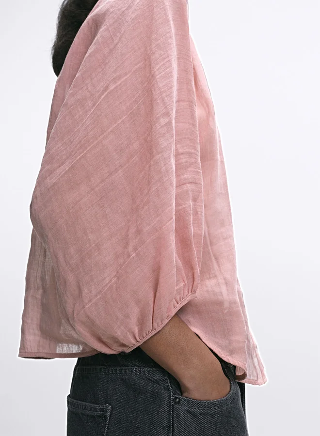 PARFOIS Puff Sleeve Shirt