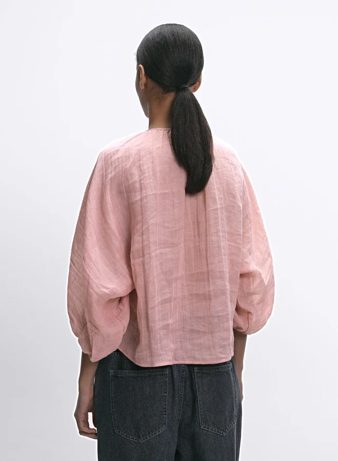PARFOIS Puff Sleeve Shirt
