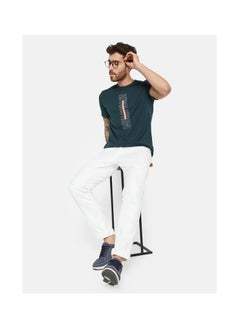 OCTAVE Men's mid-rise regular fit denim jeans,White  - Image 1