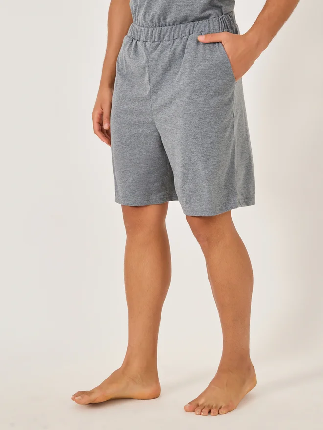 Styli Styli Unwind Slogan Front and Back Printed T-Shirt and Shorts Set