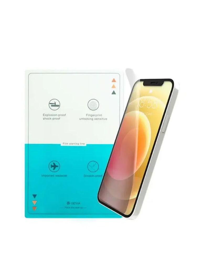 devia Kintone Series Intelligent TPU Soft Protective Front Film (50 PCS) - Clear