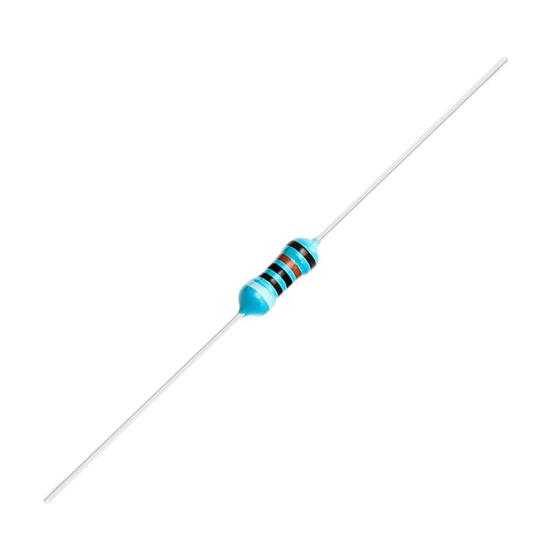 CHANZON 100pcs 1/4W (0.25W) 910K Ω ohm Metal Film Fixed Resistor 0.01 ±1% Tolerance 910KR MF Through Hole Resistors Current Limiting Rohs Certificated - Image 2