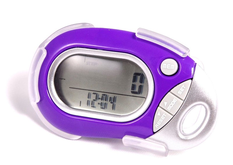 HRM Pedusa PE-771 Tri-Axis Multi-Function Pocket Pedometer (Purple with Holster/B... - Image 1