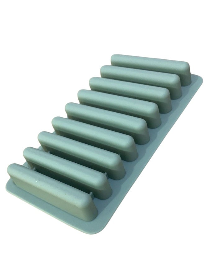 Happy Home 1pack of silicone mold 9 grids empty multi-functional use ice mold and chocolate mold-Mint Green - Image 4