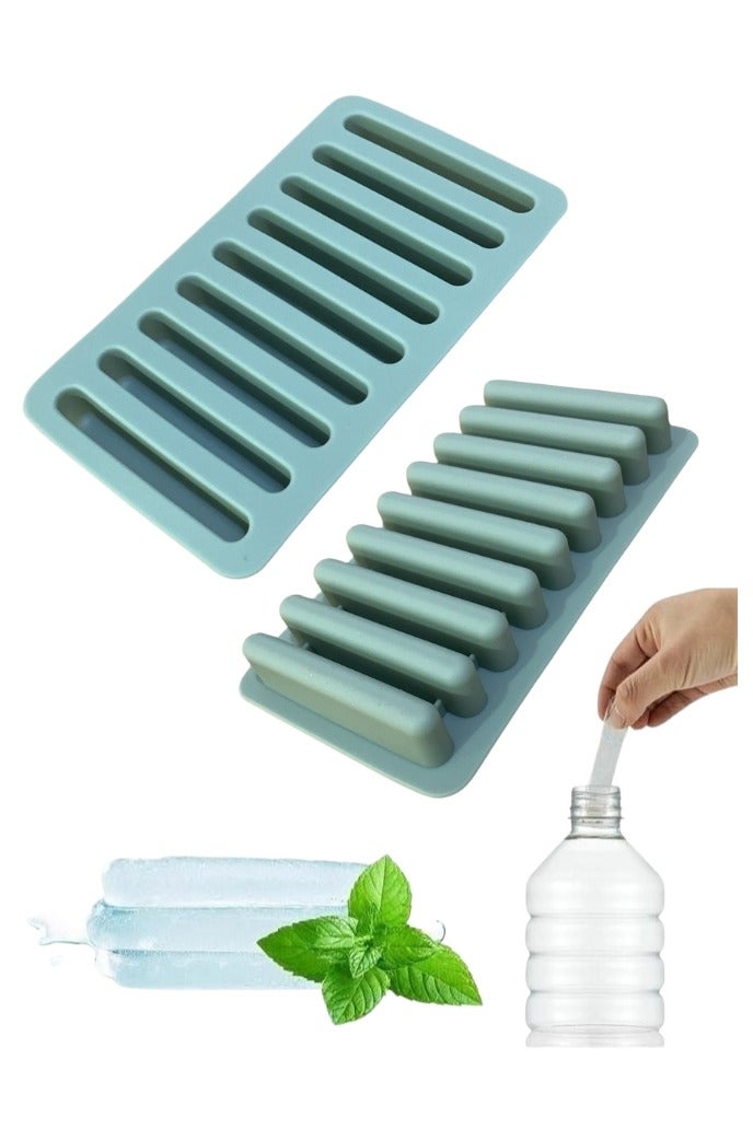 Happy Home 1pack of silicone mold 9 grids empty multi-functional use ice mold and chocolate mold-Mint Green - Image 5