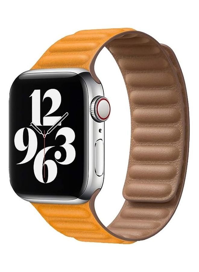 NIBEMINENT Strap For Apple Watch Brown - Image 1