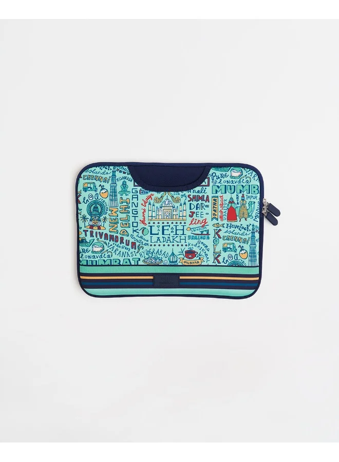 تشامباك TEAL By Chumbak Traveller Laptop Sleeve - 13inch
