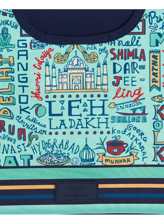 Chumbak TEAL By Chumbak Traveller Laptop Sleeve - 13inch