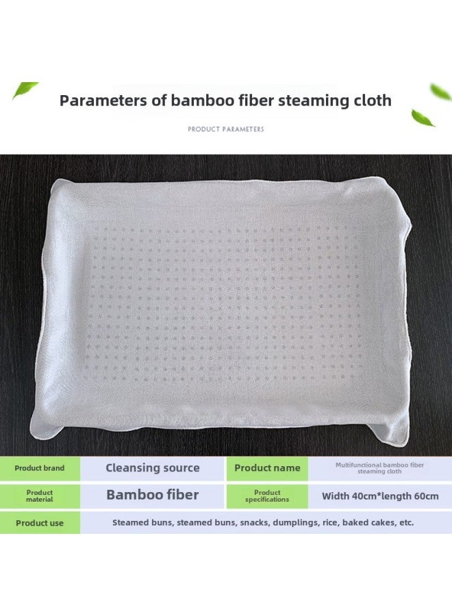 Steamer Cloth Steamer Integrated Stove Cloth Rectangular All-in-one Machine Special Steaming Cloth Steaming Rice Towel High Temperature Resistant Food Grade-Size:Square [45x 45cm ] 2 Pieces Food Grade - Image 3