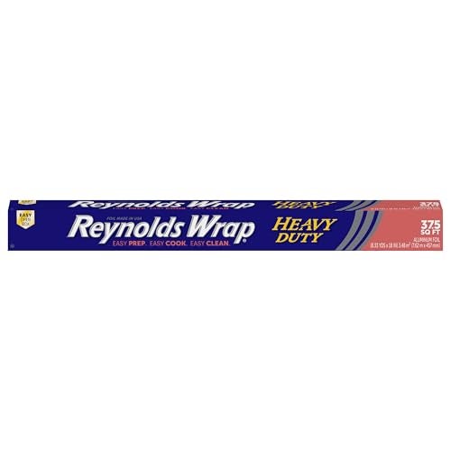 Reynolds Wrap Heavy Duty Aluminum Foil, Heavy Duty Foil Aluminum Roll, Thick Foil for Added Strength, With Easy Open and Close Secure Tab, Extra Wide, 37.5 Sq. Ft. - Image 1