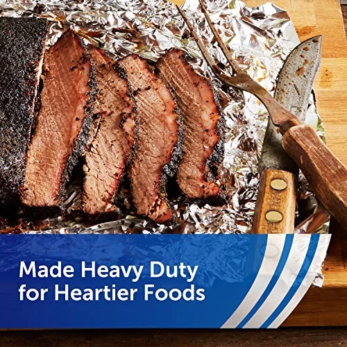 Reynolds Wrap Heavy Duty Aluminum Foil, Heavy Duty Foil Aluminum Roll, Thick Foil for Added Strength, With Easy Open and Close Secure Tab, Extra Wide, 37.5 Sq. Ft. - Image 5