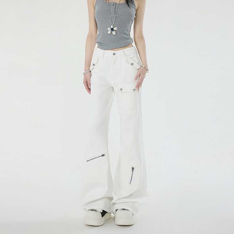 Unisex Classic Denim Jeans Loose Fit Daily Outdoor Wear - Image 1