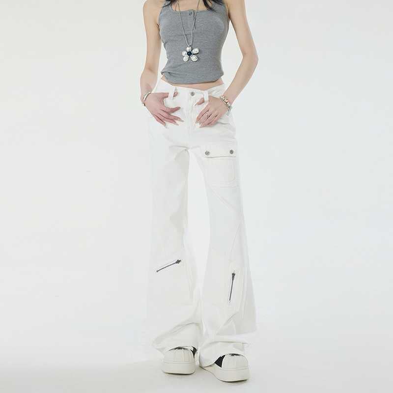 Unisex Classic Denim Jeans Loose Fit Daily Outdoor Wear - Image 2