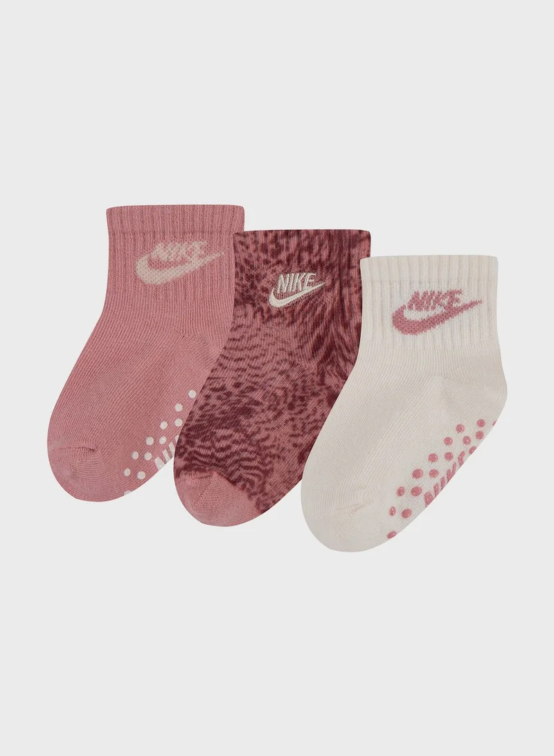 Nike Infant 3 Pack Grip Socks