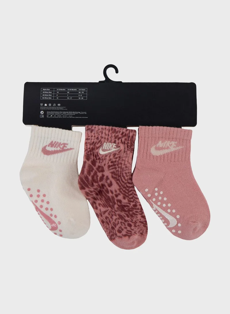 Nike Infant 3 Pack Grip Socks