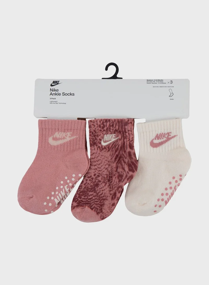 Nike Infant 3 Pack Grip Socks