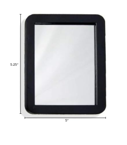 أي أي تي 5 1/4 × 6 7/8 بوصة مرآة خزانة مغناطيسية - زجاج حقيقي - Image 3