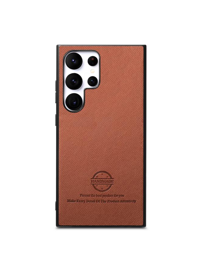 اس-توب جراب لهاتف Samsung Galaxy S22 Ultra 5G مصنوع من الجلد الصناعي المائل مع غطاء خلفي للهاتف - Image 2