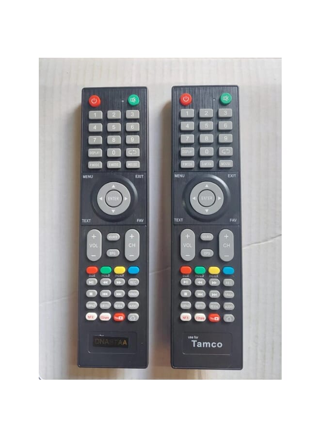 HuHa Replacement Universal Remote Control For Tamco LED/LCD Smart TV Black