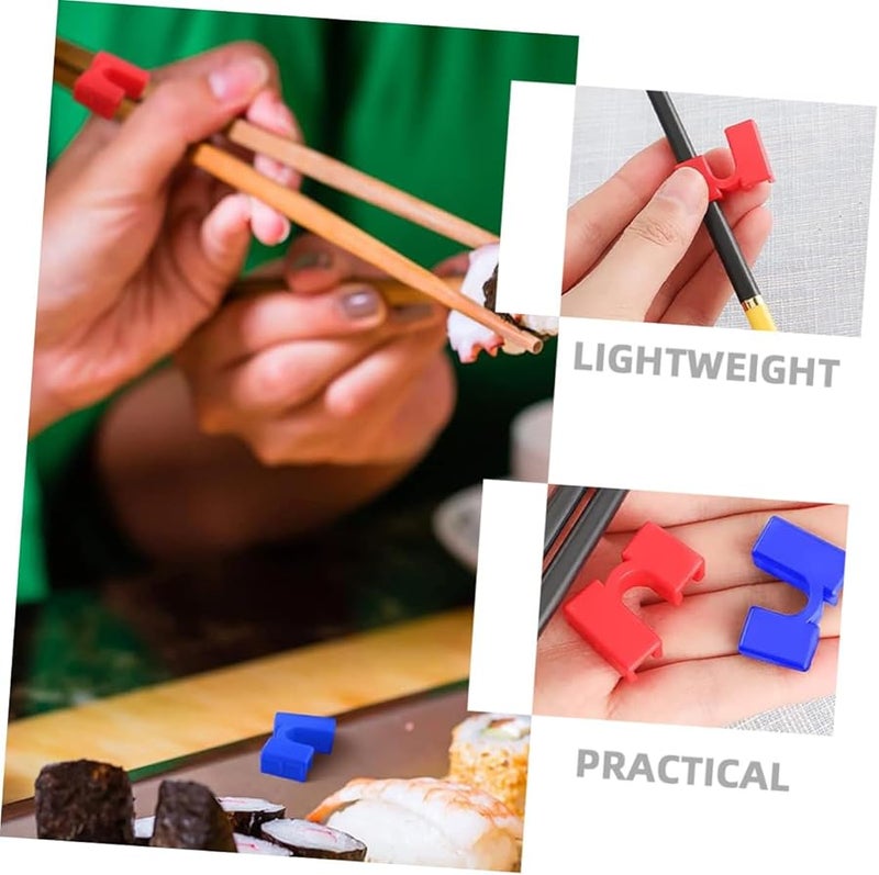 Multi Color Reusable Chopstick Trainers with PE Hinges for Adults 12 Pack - Image 4