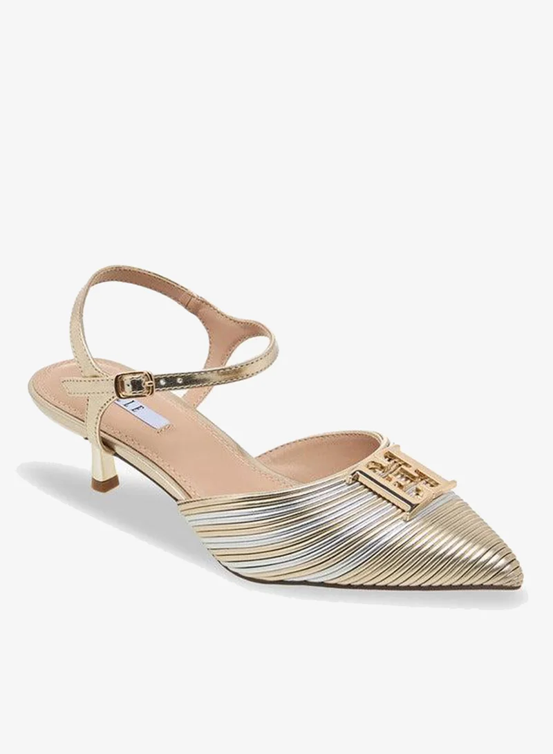 ايل Women Embellished Kitten Heel Sandals Ramadan Collection