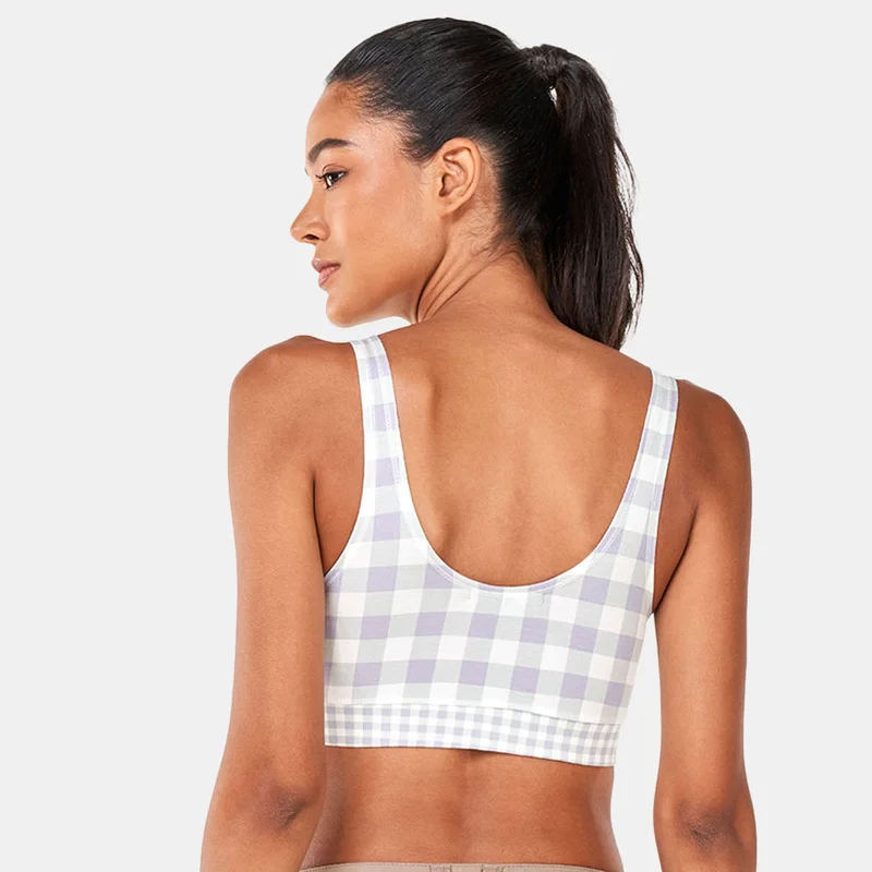 VANS Women's Mixed Up Gingham Bralette