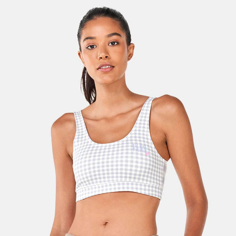 VANS Women's Mixed Up Gingham Bralette