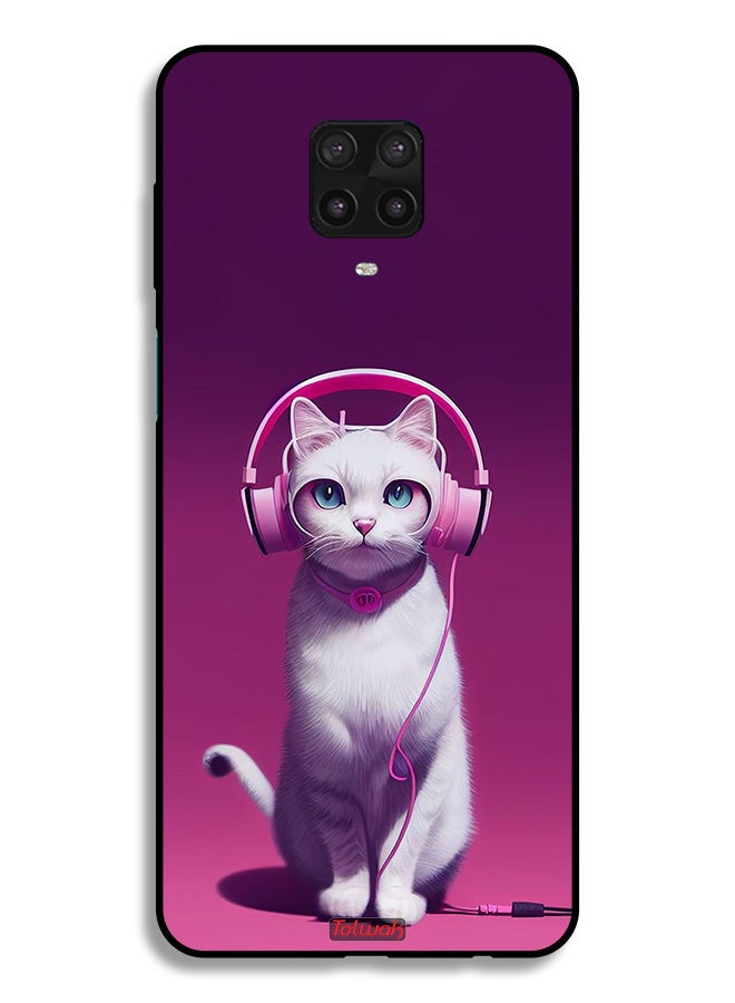 Tolwak Xiaomi Redmi Note 9S Protective Case Cover Cute Kitten - Image 2