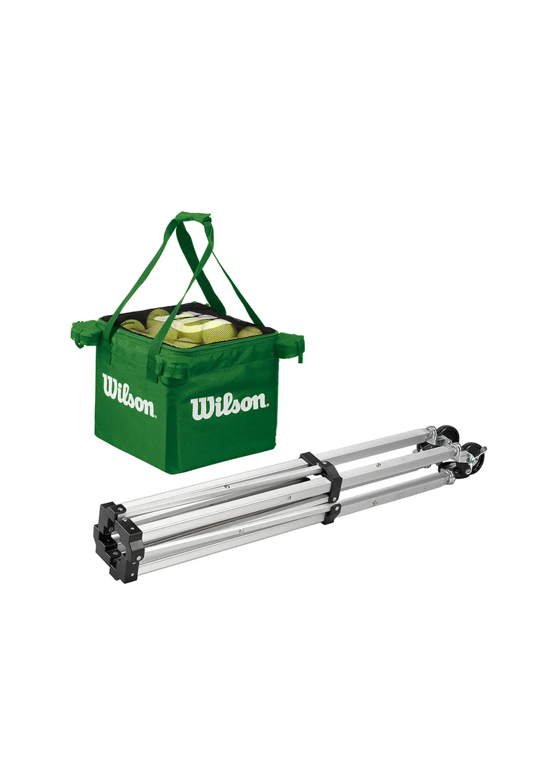 Wilson Transportable Tennis Teaching Cart Bag, 150 balls capacity, Lime