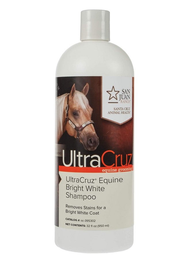 UltraCruz UltraCruz - sc-516943 Equine Bright White Horse Shampoo and Conditioner Bundle, 32 oz Each  - Image 2