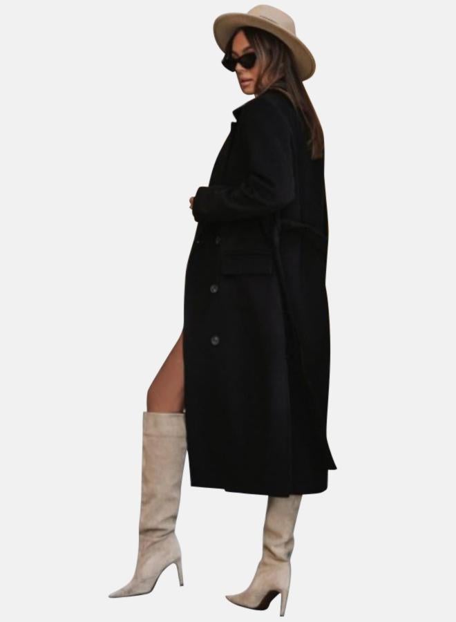 يونيكي سترة باركا طويلة مخططة - Image 2