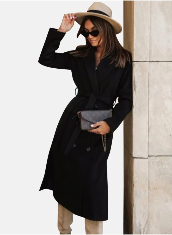 YUNIQEE Striped Longline Parka Jacket