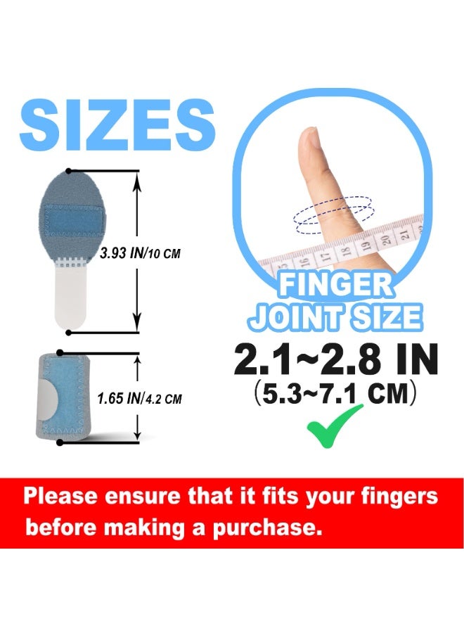 5 Pcs Trigger Finger Splints 5 Single Straps Finger Splint Support Brace Kit, Finger Straightener for Broken/Straightening/Aarthritis, Fits for Thumb/Middle/Ring/Index/Pinky Finger - Image 2