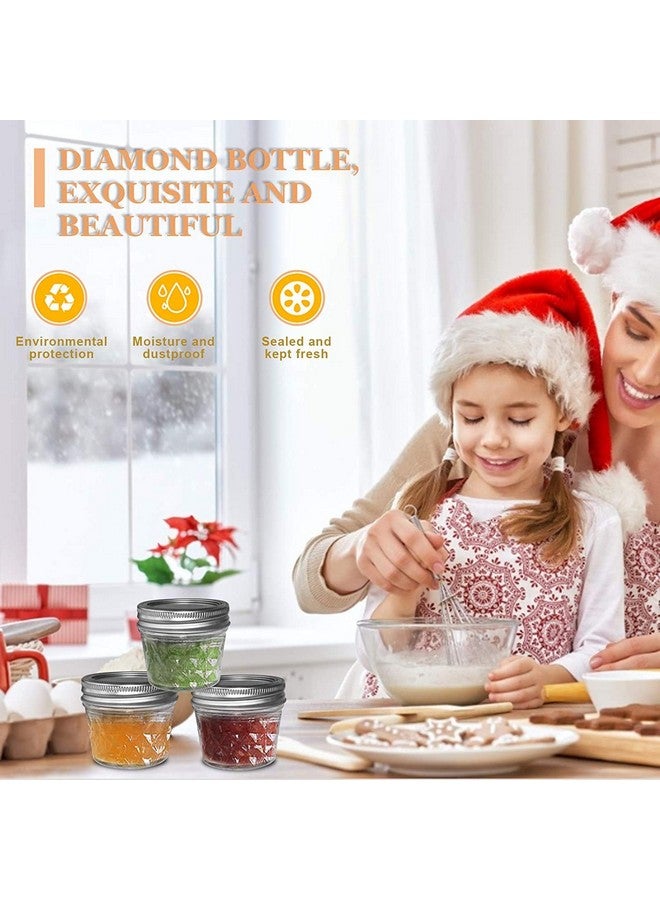 Ash & Roh® - Clear Glass Jar and Container with Air Tight Lid Storage of Spices and Dry Fruit (100 ML Baby JAR, 6) - Image 4