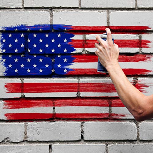 Koogel 3 Sizes 50 Star Stencil, Reusable Star Stencils for Painting, American Flag Templates, Ideal for Wall Decor, DIY Crafts Design, Veterans Day Project, Party Supplies - Image 5