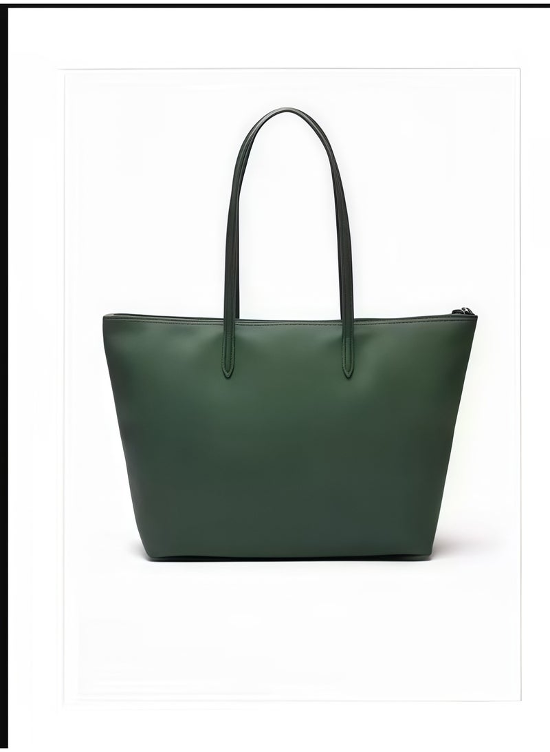 Lacoste Women's L12.12 Concept Fashion Versatile Large Capacity Zipper Handbag Single Shoulder Bag Tote Bag Camera Bag Large - Image 3