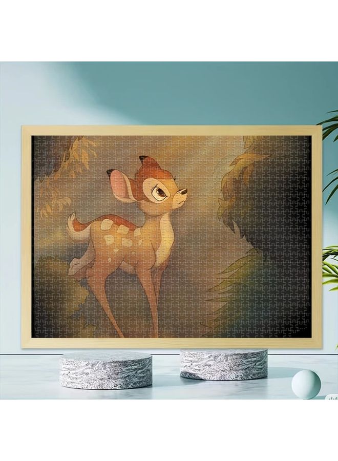 1000PCS Bambi Wooden Jigsaw Puzzle Mini Creative Toy Family Fun Games Wall Decoration - Image 4