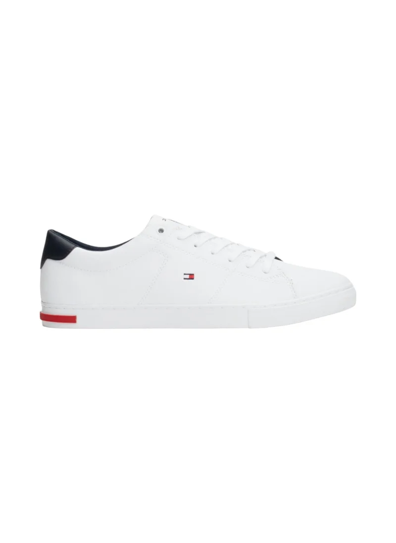TOMMY HILFIGER Men's Essential Vulcanic Sneakers - Leather, White