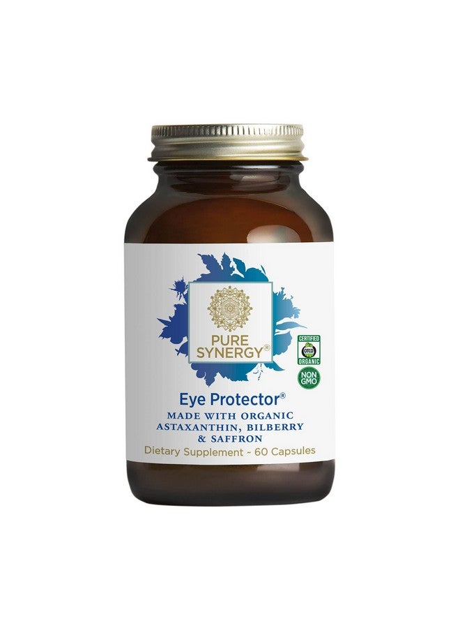 Pure Synergy Eye Protector ; 60 Capsules ; Made With Organic Ingredients ; Nongmo ; Vegan ; Eye Vitamins For Eye Health With Natural Lutein Zeaxanthin And Astaxanthin - Image 2