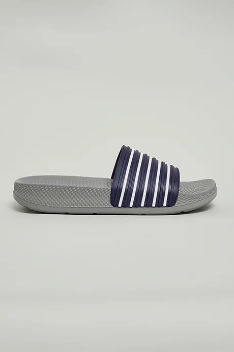 R&B Striped Slides